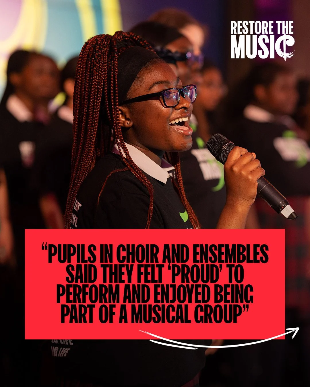 &ldquo;Why do we stop singing when we reach secondary school?&rdquo; Our schools tell us the opposite should happen.⁠
⁠
Pupils in choirs and ensembles say they feel proud to perform &mdash; and love being part of something bigger.⁠
⁠
Music gives youn