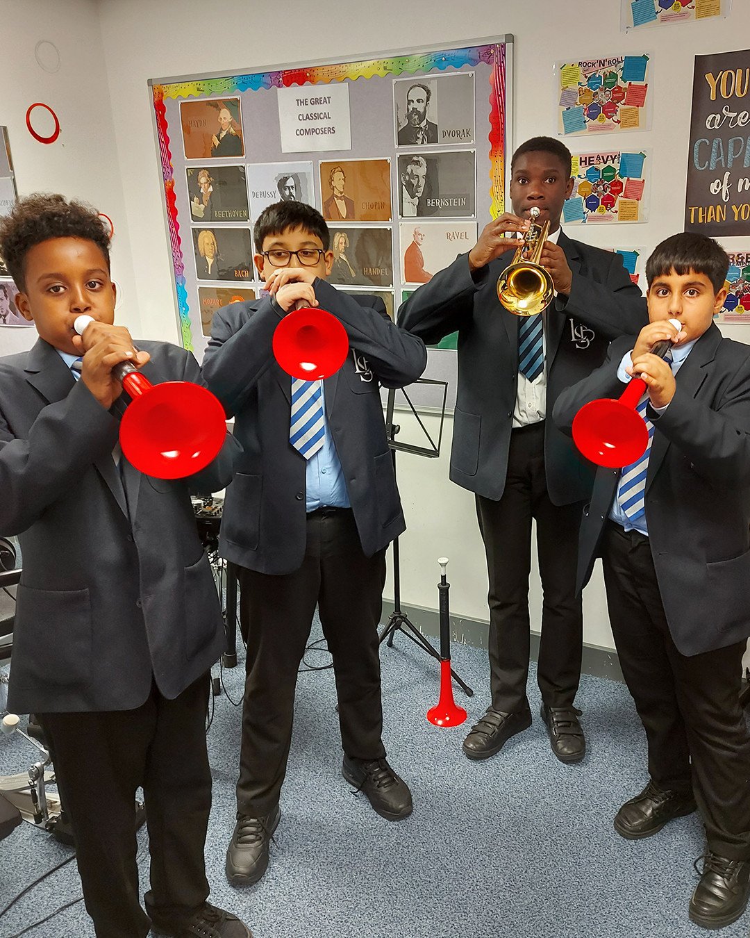 March is Music In Our Schools Month 🎶⁠
⁠
A time to celebrate the incredible role music plays in young people&rsquo;s education &mdash; and to remind everyone that school should be where every child has access to music.⁠
⁠
At Restore The Music, that 