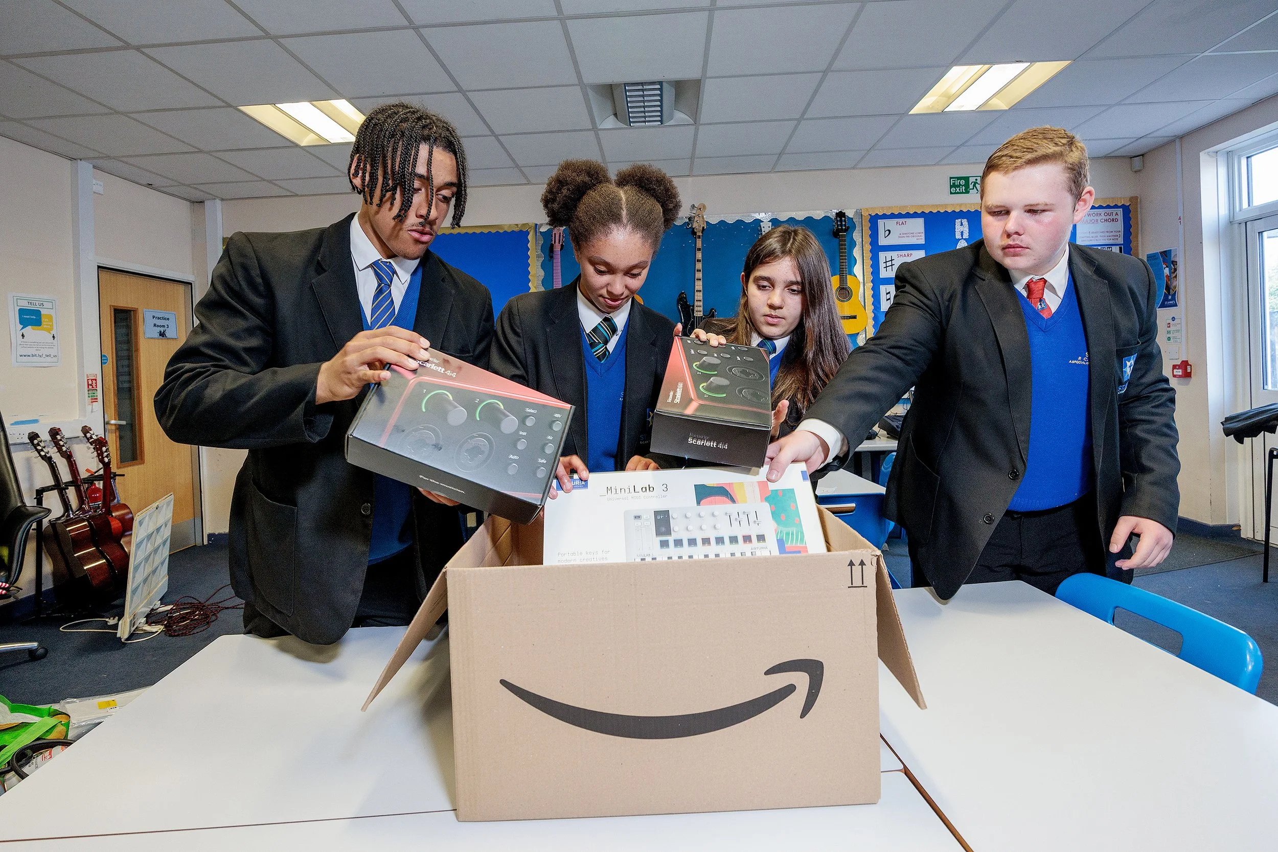 Amazon And Amazon Music Expands Initiative Providing State Of The Art Music Technology To Schools Across The UK