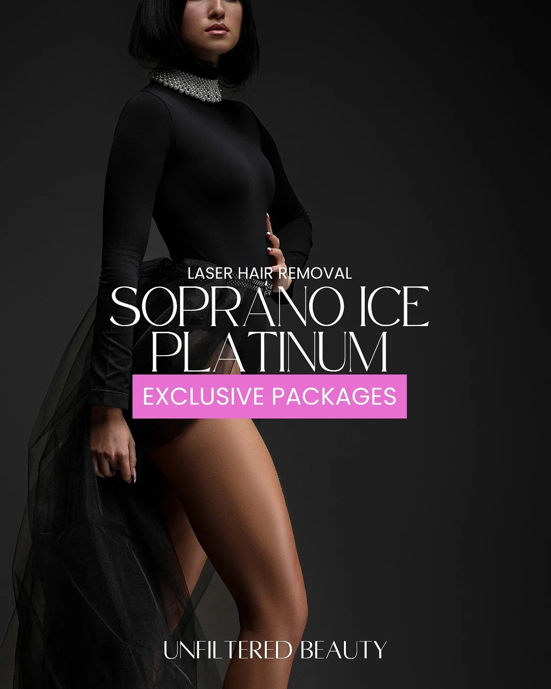 If you&rsquo;re still shaving or waxing in 2025&hellip; YOU deserve better. 

New Soprano Ice Platinum packages just dropped✨

Book now at unfilteredbeauty.ca where smooth is a standard, not a splurge 

#yvr #yaletown #laserclinic #sopranoiceplatinum