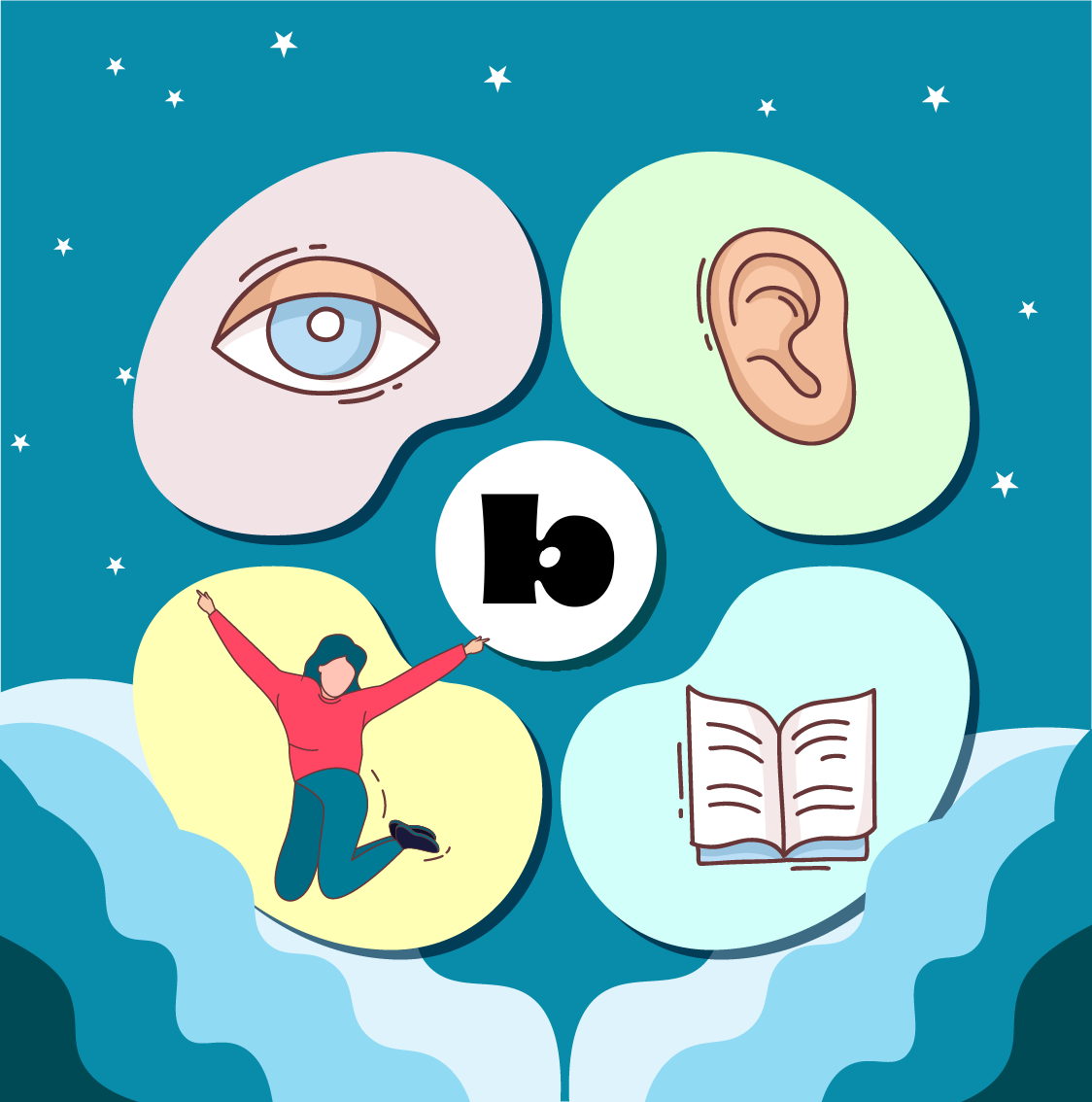 What are the 4 main learning styles?