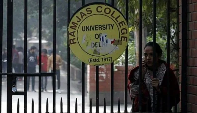 Ramjas College Principal office 'gheraod' over displacement of 8 ad hoc teachers