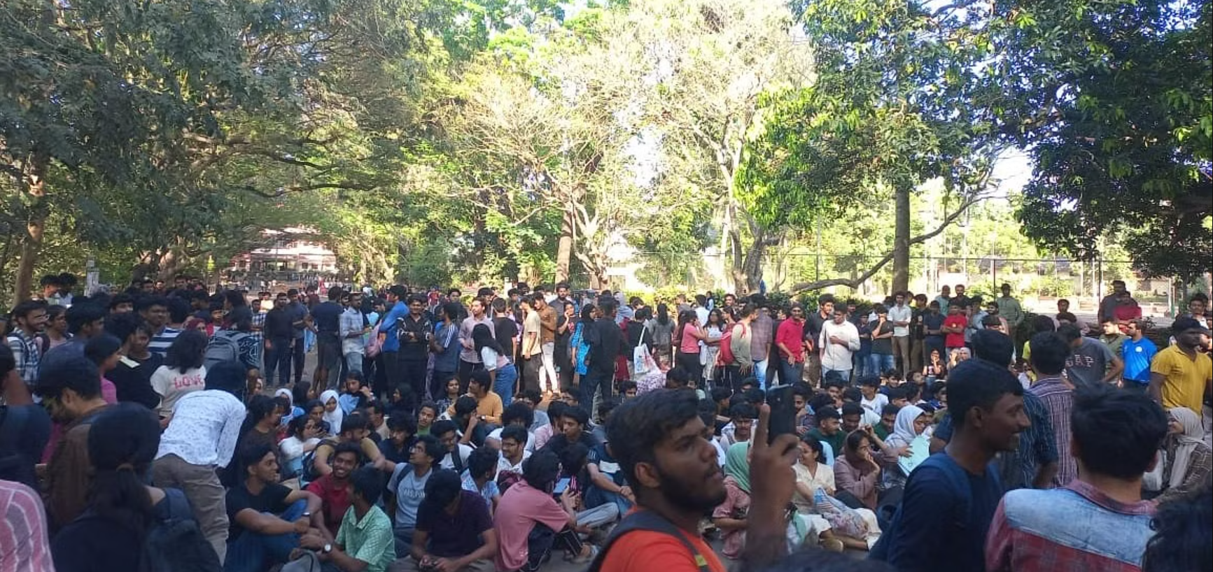NIT-Calicut shut for three days in view of students' stir, suspension withhold.