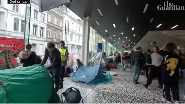 Ghent Students Occupy University Building in Climate and Gaza Protest