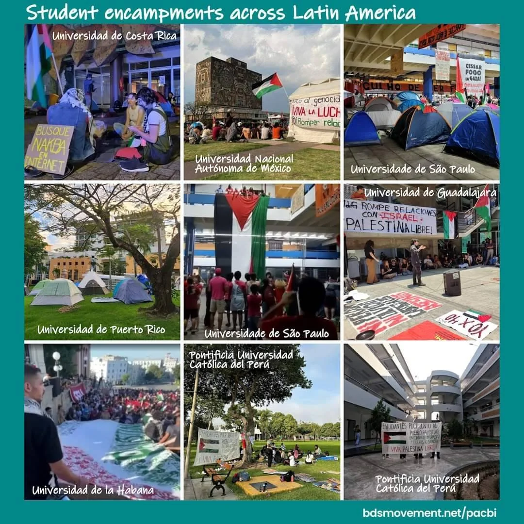 Student Encampments Across Latin America