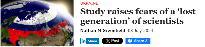 Study Raises Fears of A ‘Lost Generation’ of Scientists