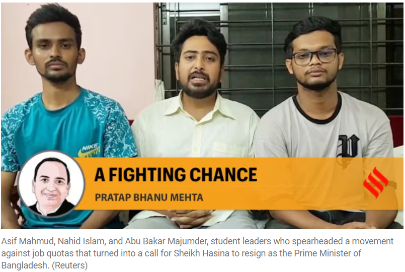 From Bangladesh’s Students, a Message: A Fighting Chance
