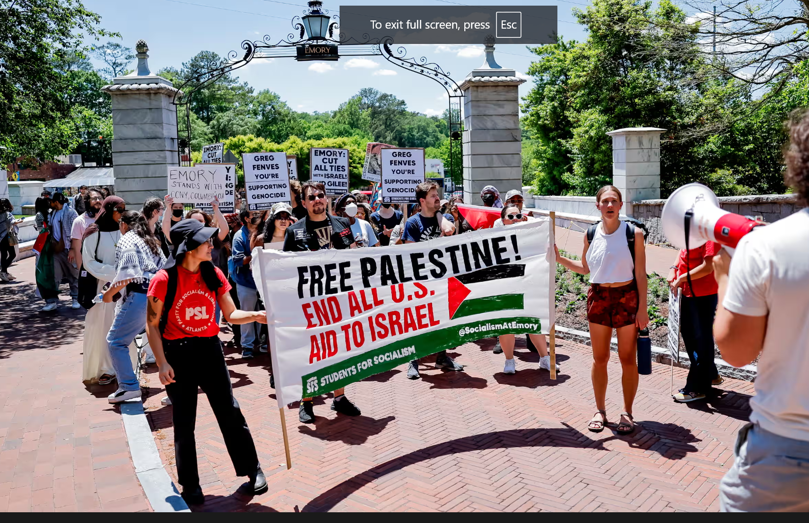 Atlanta’s Emory University Targeted by Anti-Palestinian Group: ‘It’s Scary’