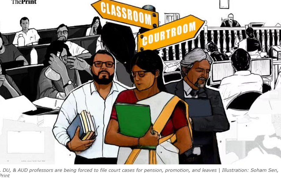 JNU, DU, &amp; AUD Professors Are Rushing from Classroom to Court. VC Office Doesn’t Listen