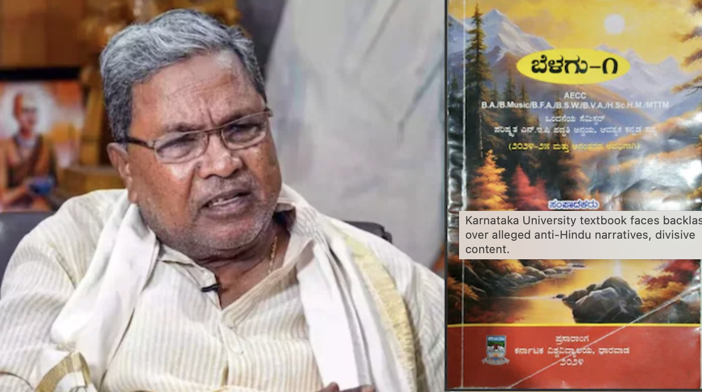 Karnataka University Textbook Sparks Outrage over Alleged ‘Lessons of Hate'