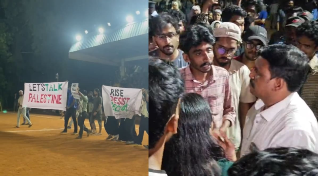 Pondicherry University Admin Stops Football Tournament over Palestine Solidarity Banner
