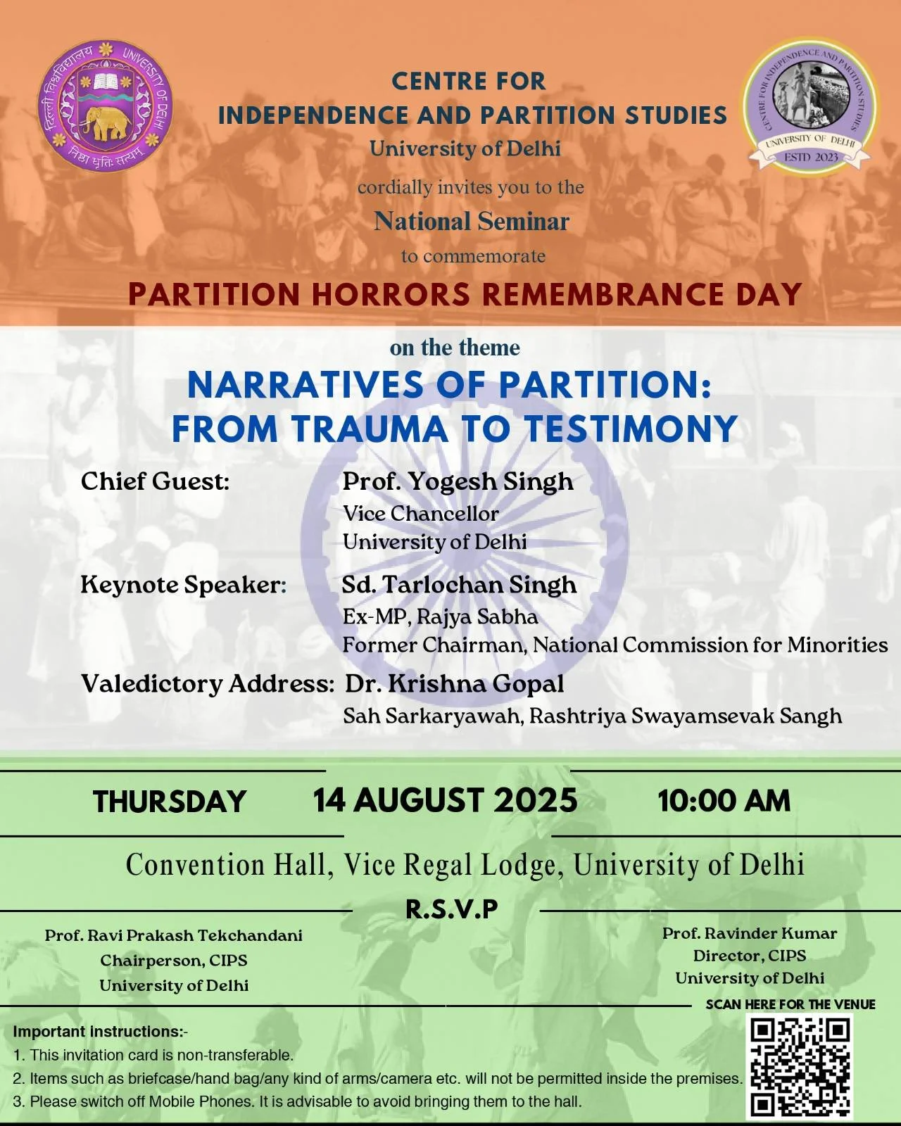 Partition Horrors Remembrance Day
