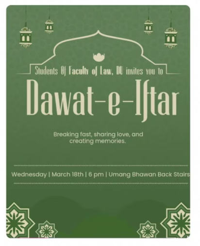 Iftar Gathering Called off Day before Event as DU Bans Cultural Programmes on Campus