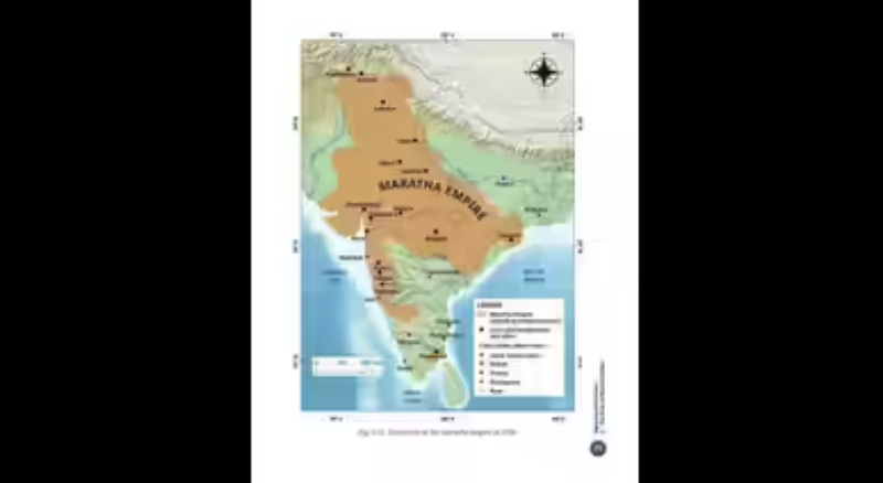 Maha Politicians Outraged After Maratha Empire Map Goes Missing from Hindi, Urdu Version of NCERT Std VIII Social Science Textbook