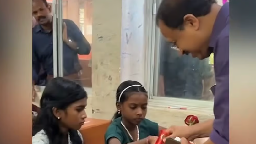 BJP MLA V Muraleedharan Slammed for Dropping Sweets on Tribal Students' Desks