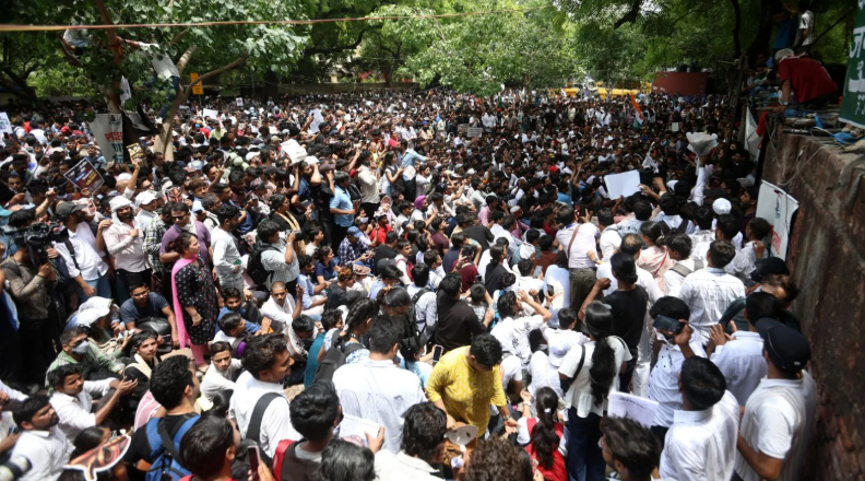 Teacher Suspended Days after She Joined ‘Cockroach Janta Party’ Protest in Delhi