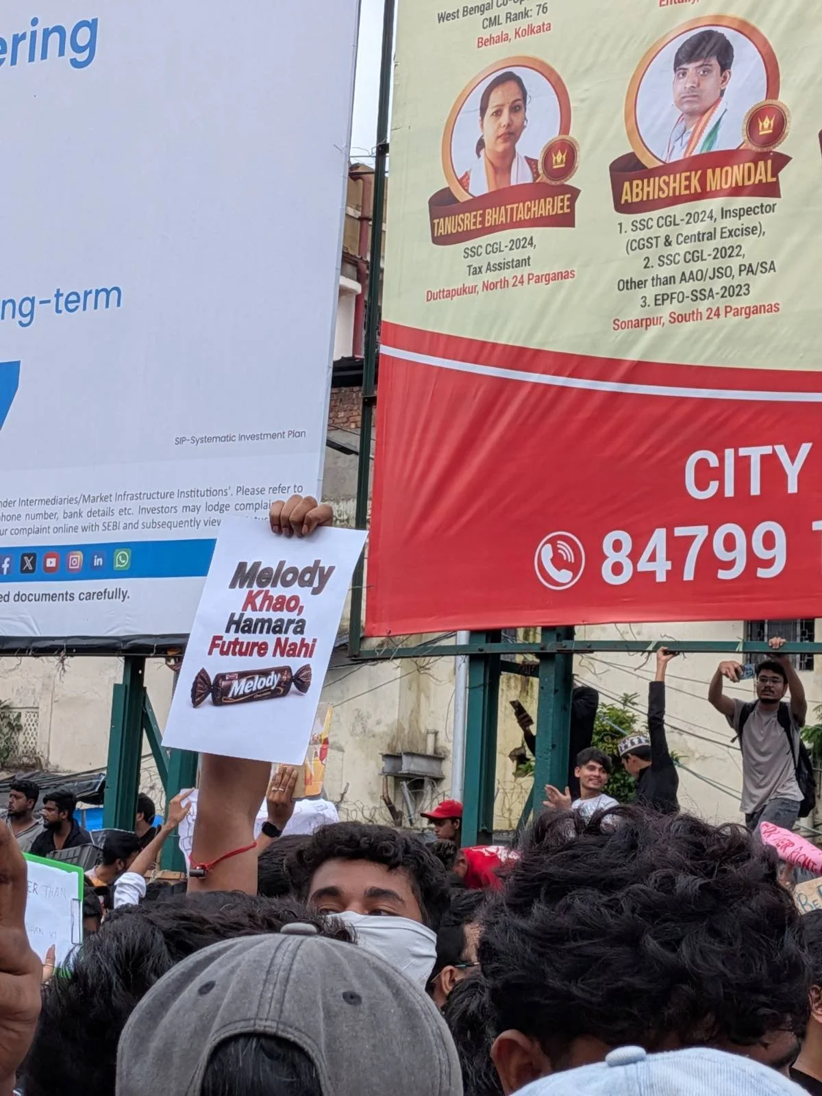 Protests in Kolkata, 24 July 2026. Images courtesy IAFN volunteer