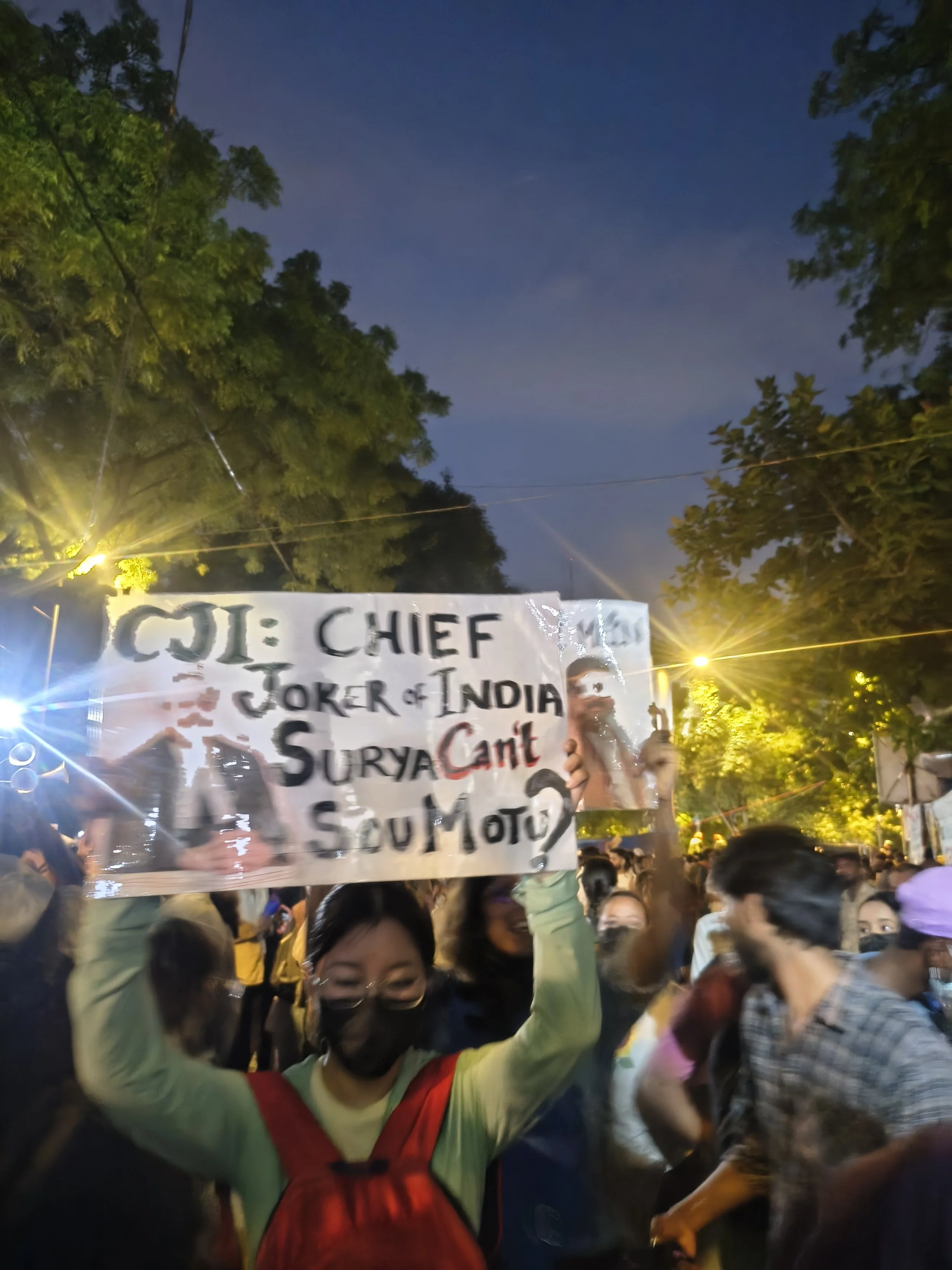 Protest site at Jantar Mantar, 24 July 2026. Images courtesy IAFN volunteer