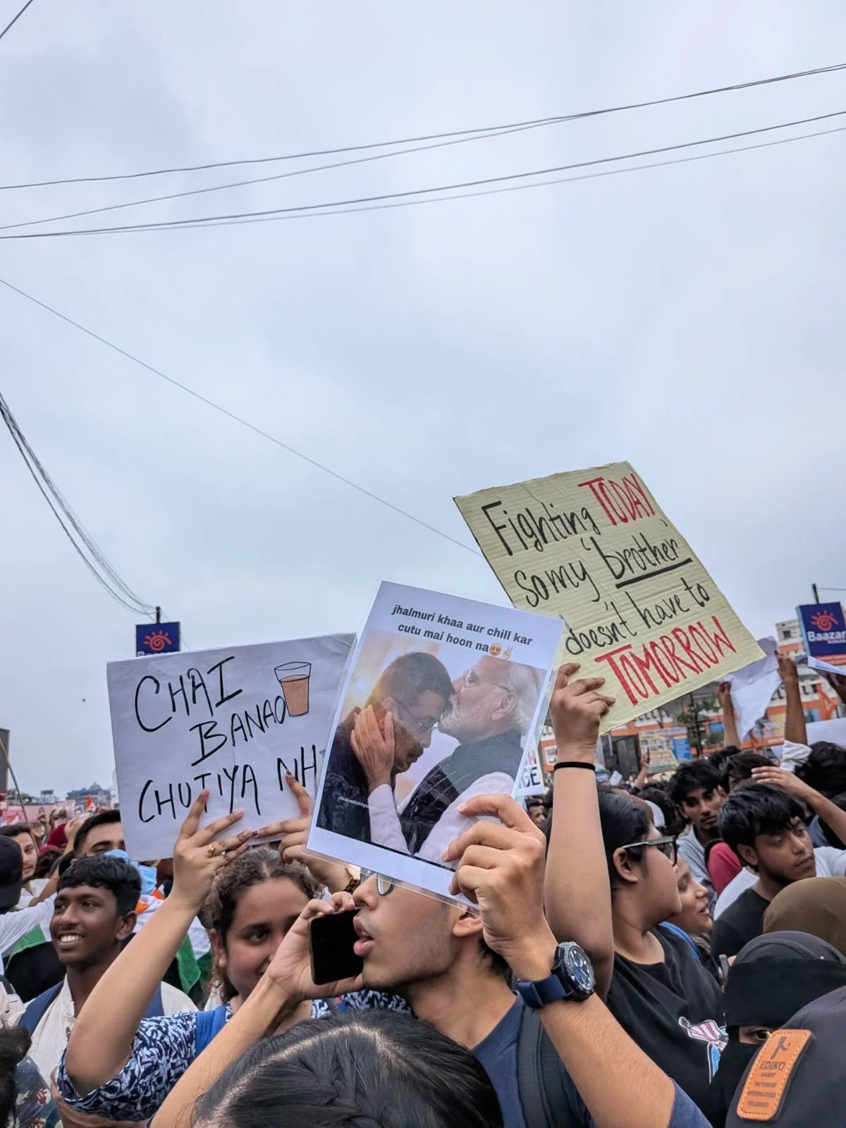 Protests in Kolkata, 24 July 2026. Images courtesy IAFN volunteer