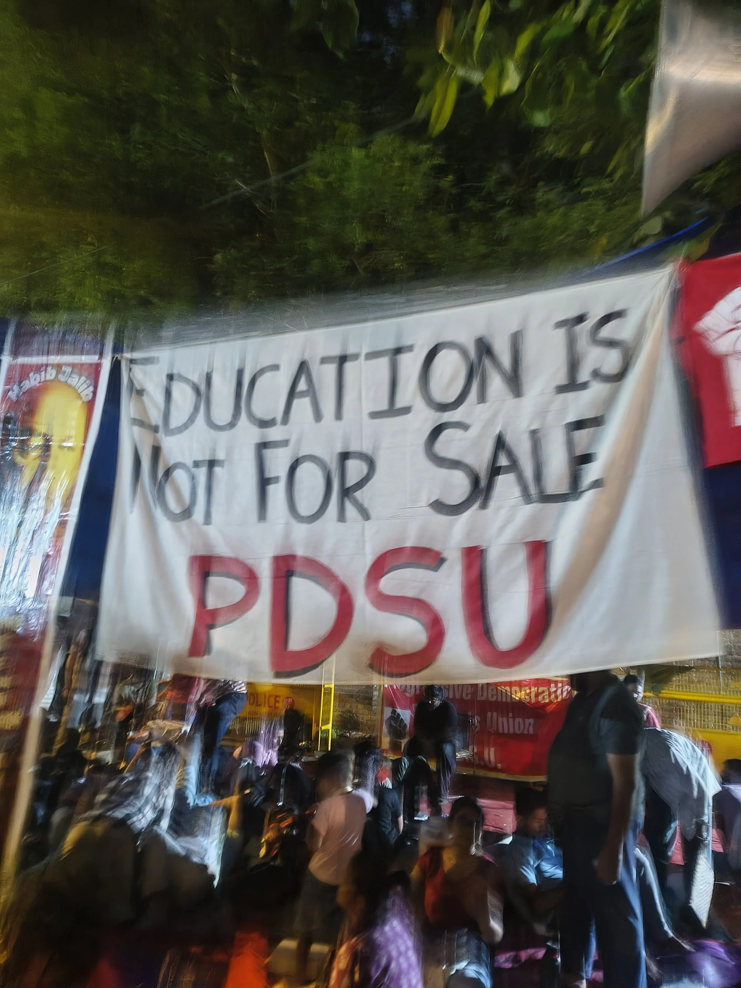 Protest site at Jantar Mantar, 24 July 2026. Images courtesy IAFN volunteer