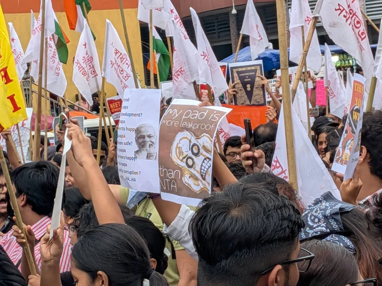 Protests in Kolkata, 24 July 2026. Images courtesy IAFN volunteer