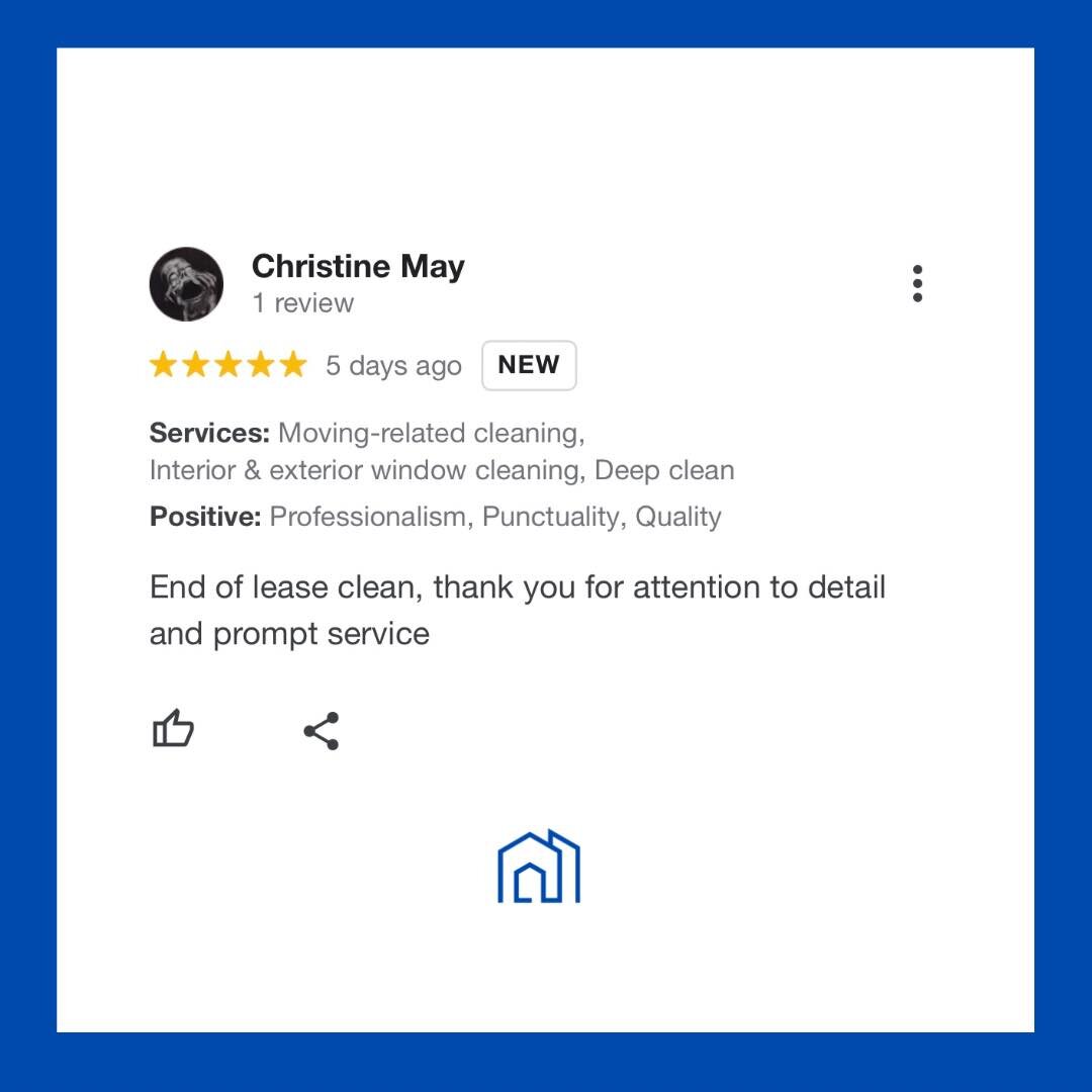 Love a good google review to keep us going 🥰 thank you Christine, was a pleasure.