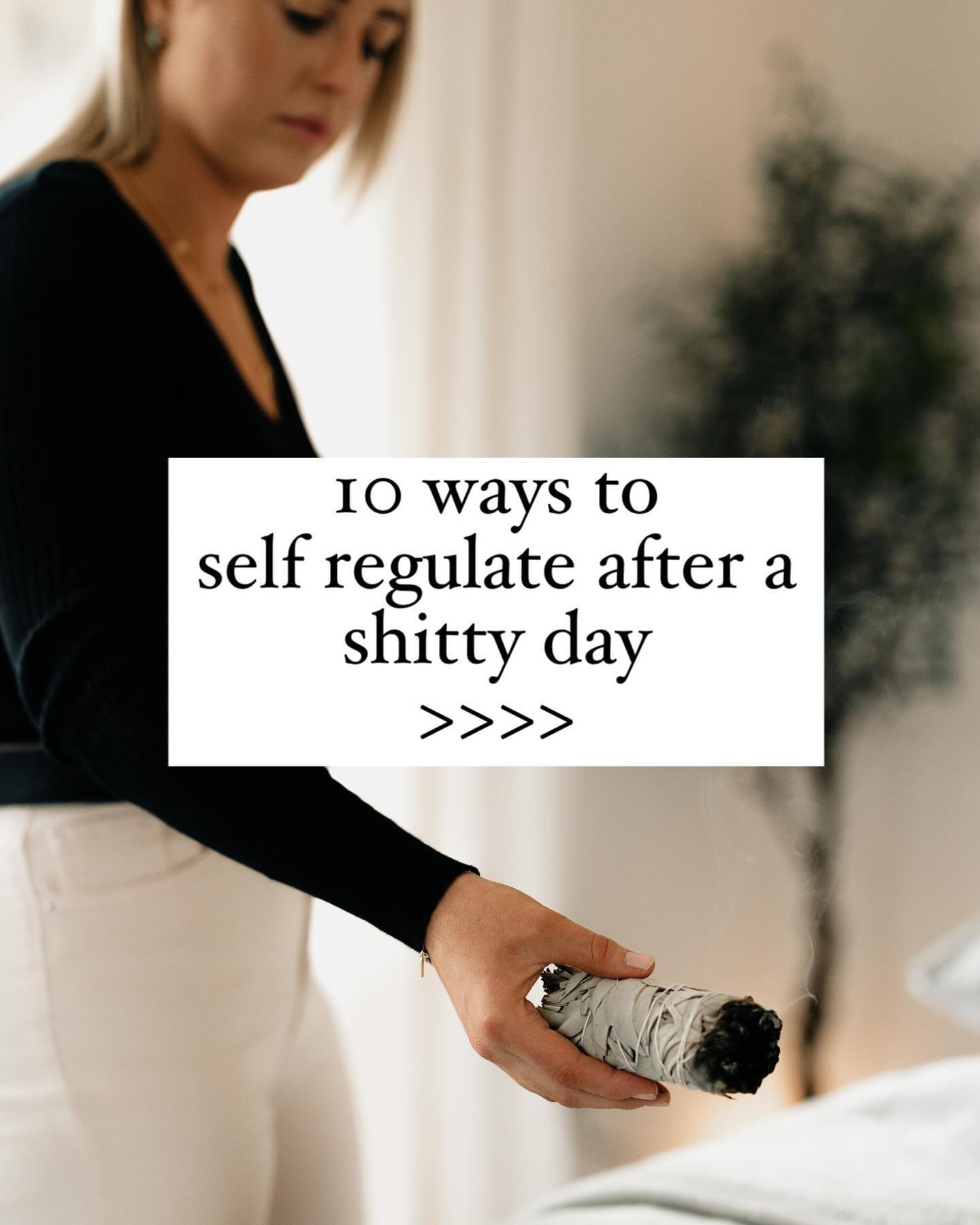 10 Ways To Support yourself after a sh**ty day 🧘&zwj;♂️
.
We all have them! And having some tools in your self care toolkit can help you when you&rsquo;re having one of these days. You do not need to sit for an hour and meditate to get yourself out 