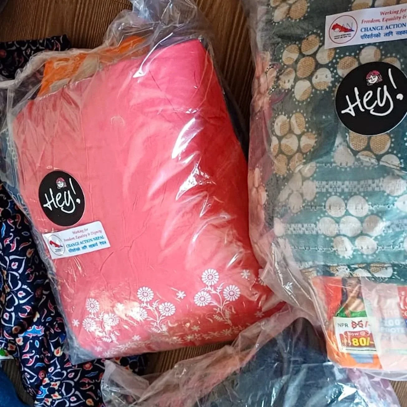 Notfallpaket für betroffene Frauen der zerstörten Slums