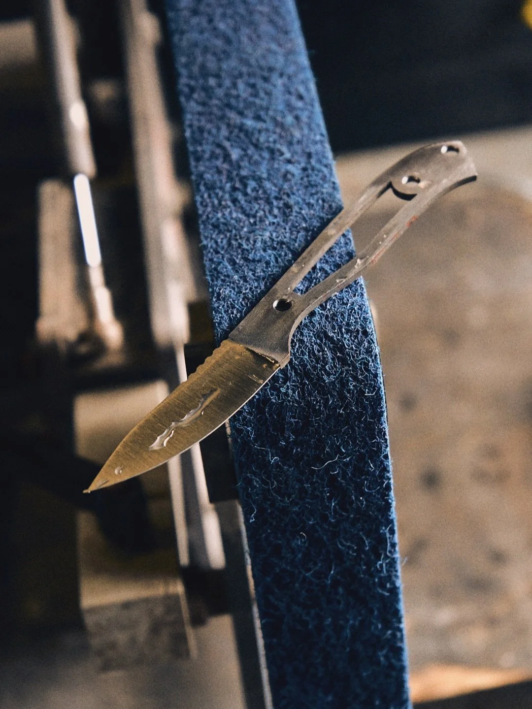 The final few to grind. 

Making one knife is enjoyable. Making a batch of them consistently is a different discipline altogether. 

It&rsquo;s repetitive work, and most of it will never be seen - but it&rsquo;s what we do when no-one&rsquo;s watchin