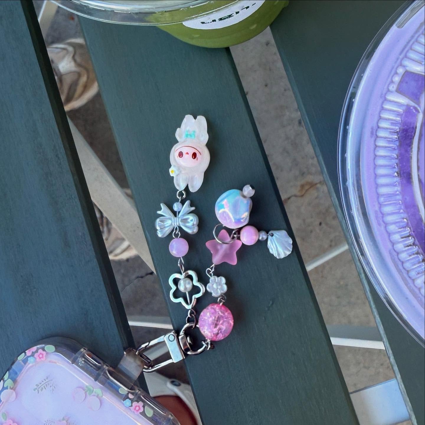 Our new trinkets you can use as phone charms or keyrings ✨