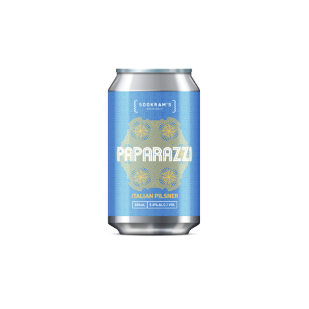 Sookram’s Brewing Paparazzi Italian Pilsner (5%)