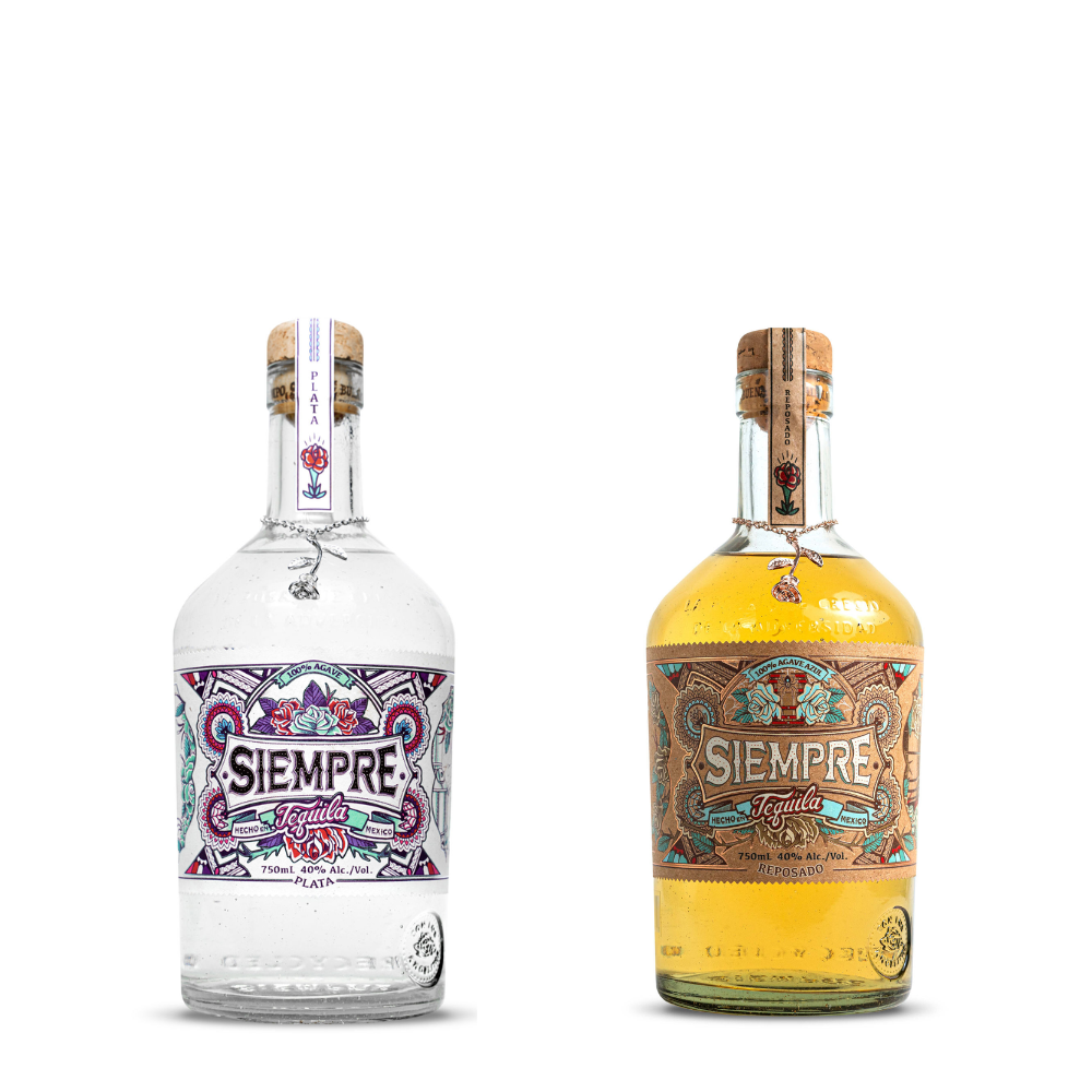 Siempre Plata and Reposado Tequila (40%)
