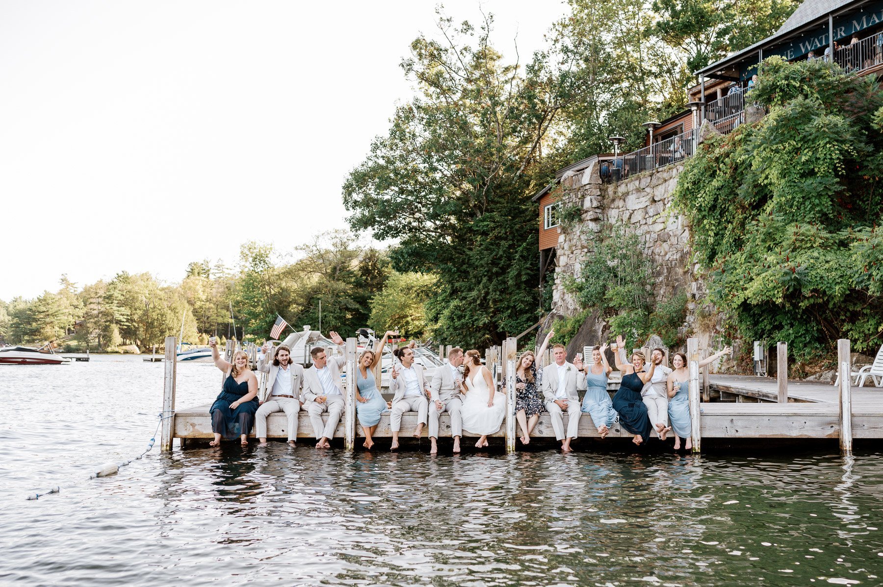 Blue water manor wedding 