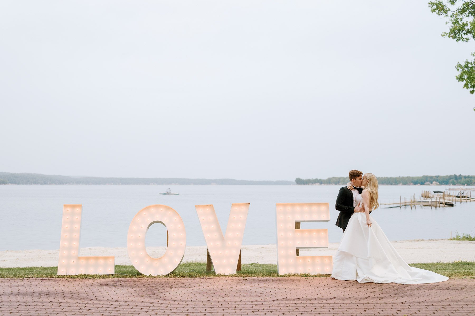 wedding photos  Lake Chautauqua Institution Wedding in New York with EVL Events and Heirloom Soul Floral Design 
