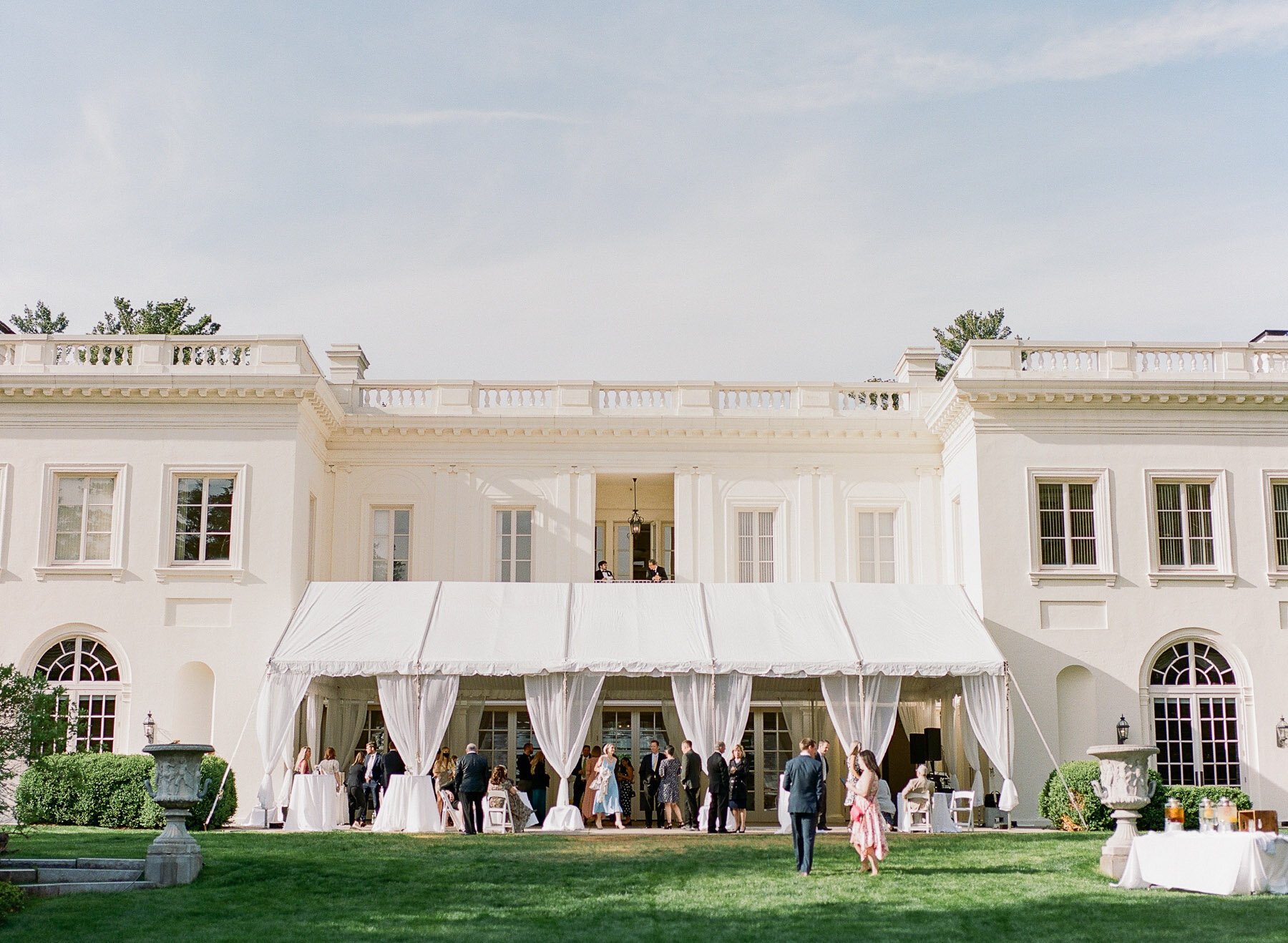 Wadsworth Mansion Wedding with Wildflower Events &amp; Design featuring Carolina Herrera Wedding Gown