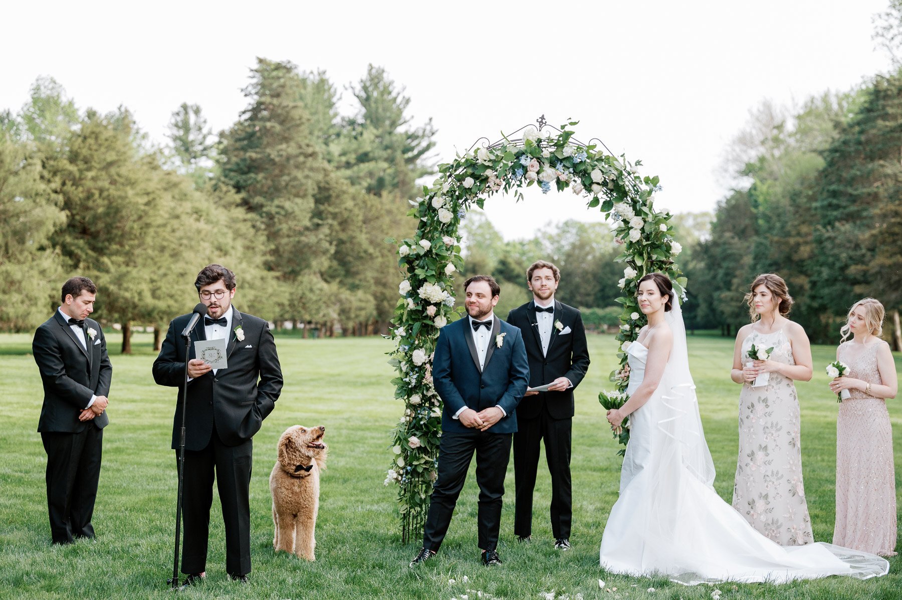 Wadsworth mansion wedding photos with Wildflower Events and Design