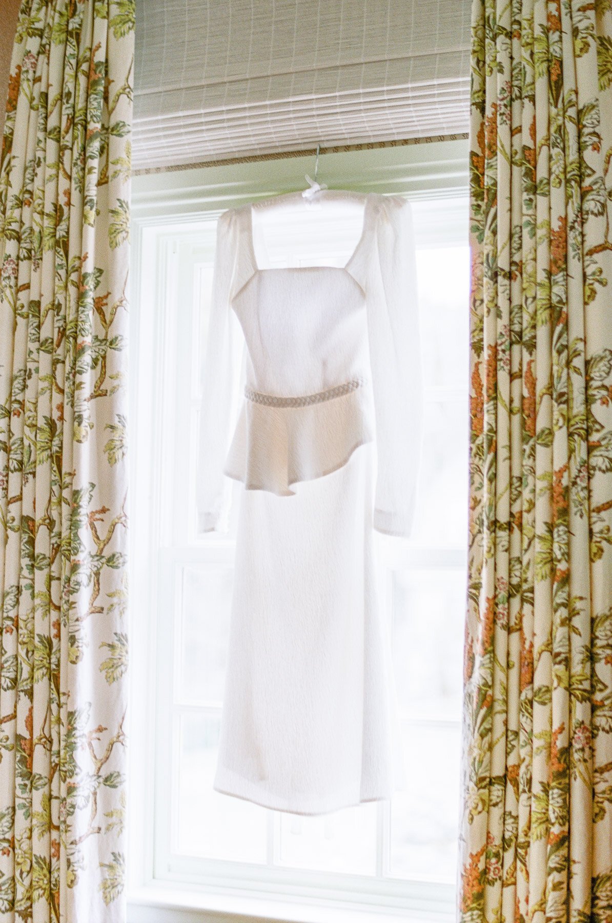 Mayflower Inn and Spa Wedding Connecticut  Johanna Ortiz Dress