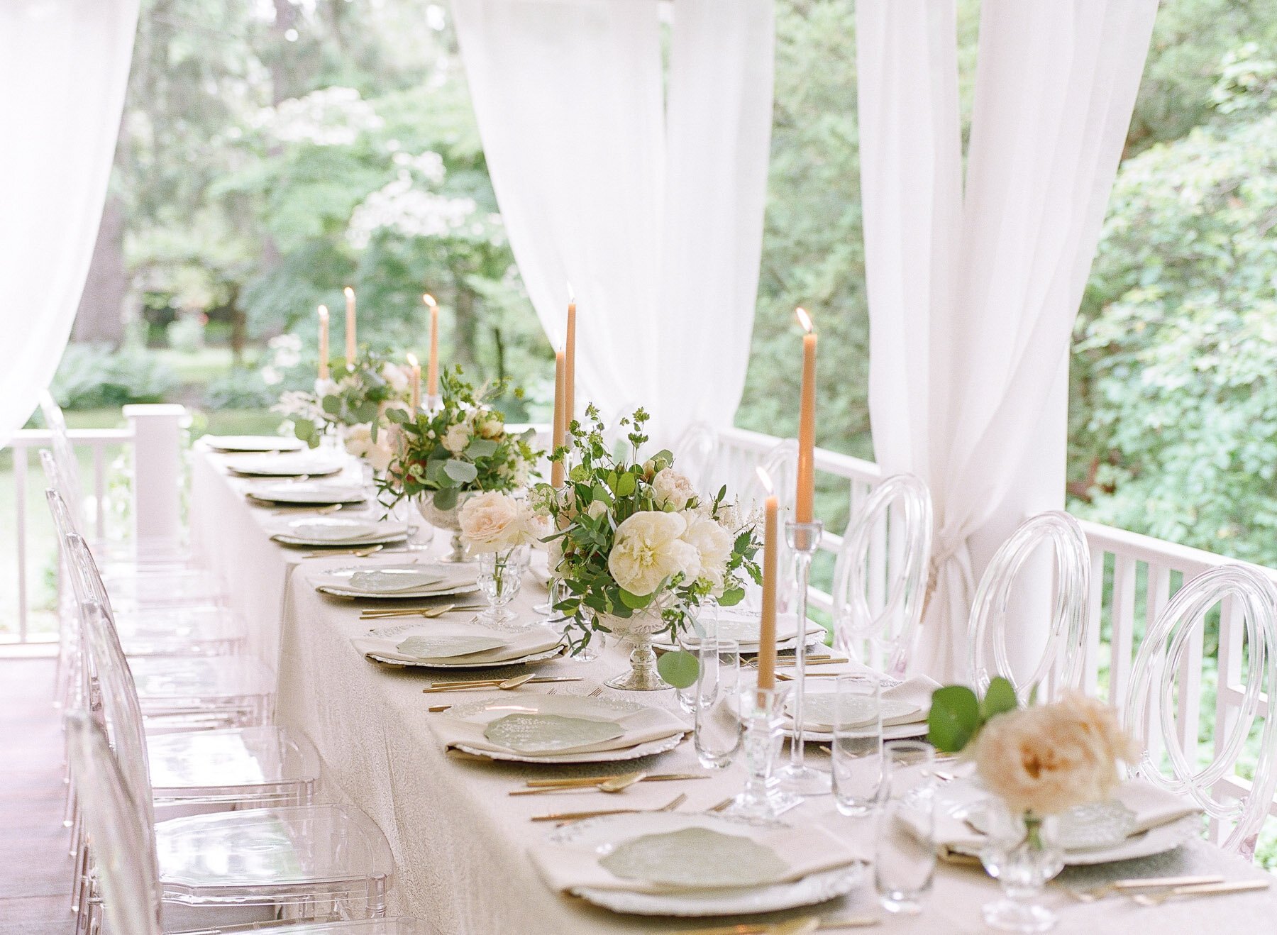 Intimate Backyard wedding in Upstate NY by Kelly Strong Events