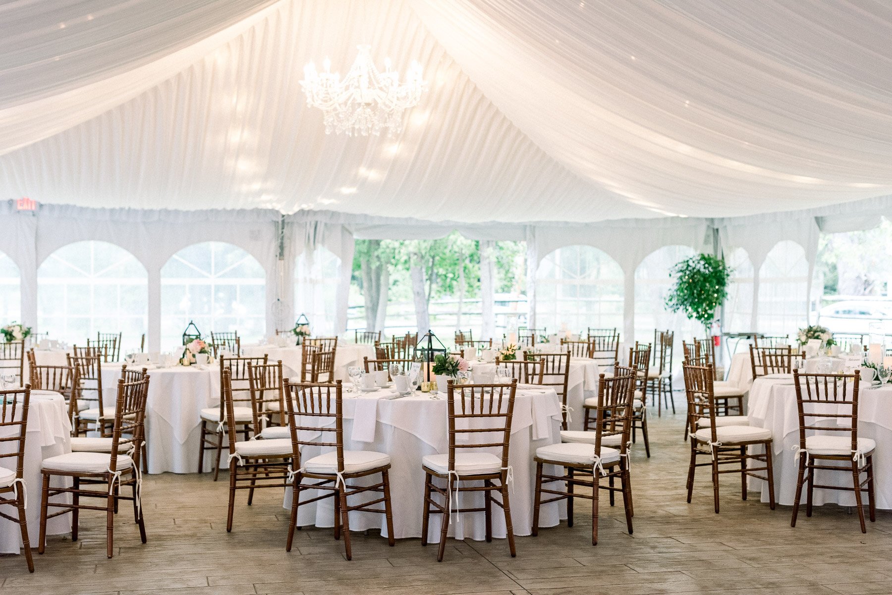 The Lodge Saratoga Springs Wedding Tented Reception