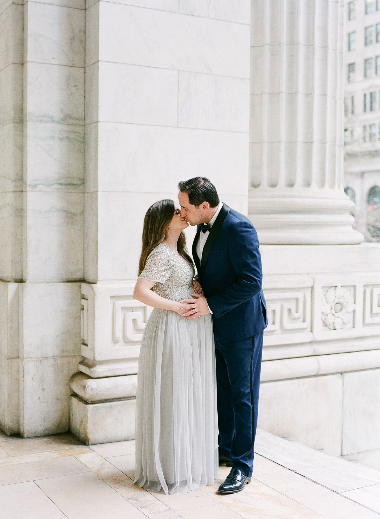 NY Public Library Maternity Photos