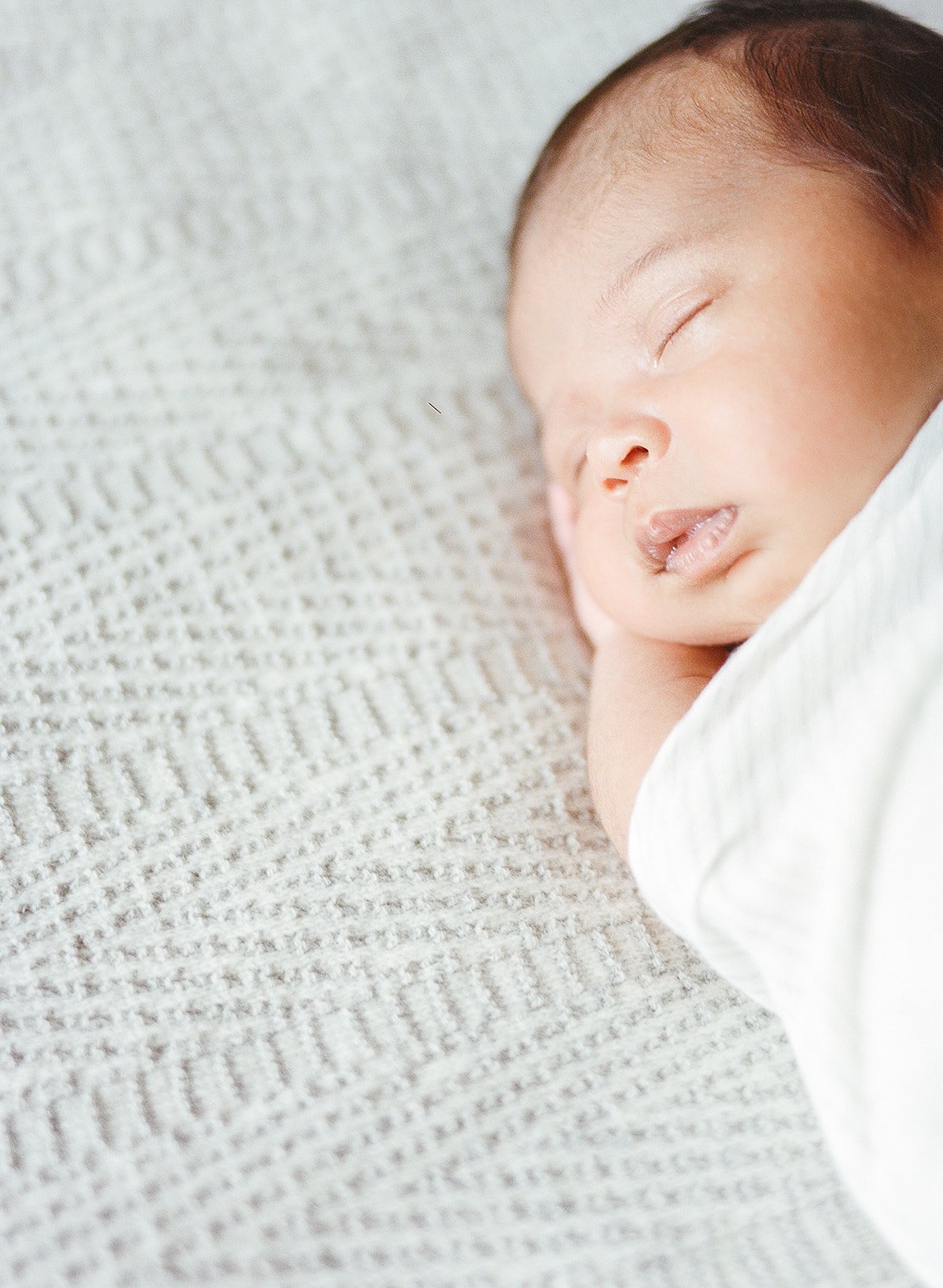 Newborn Baby Details on Film 
