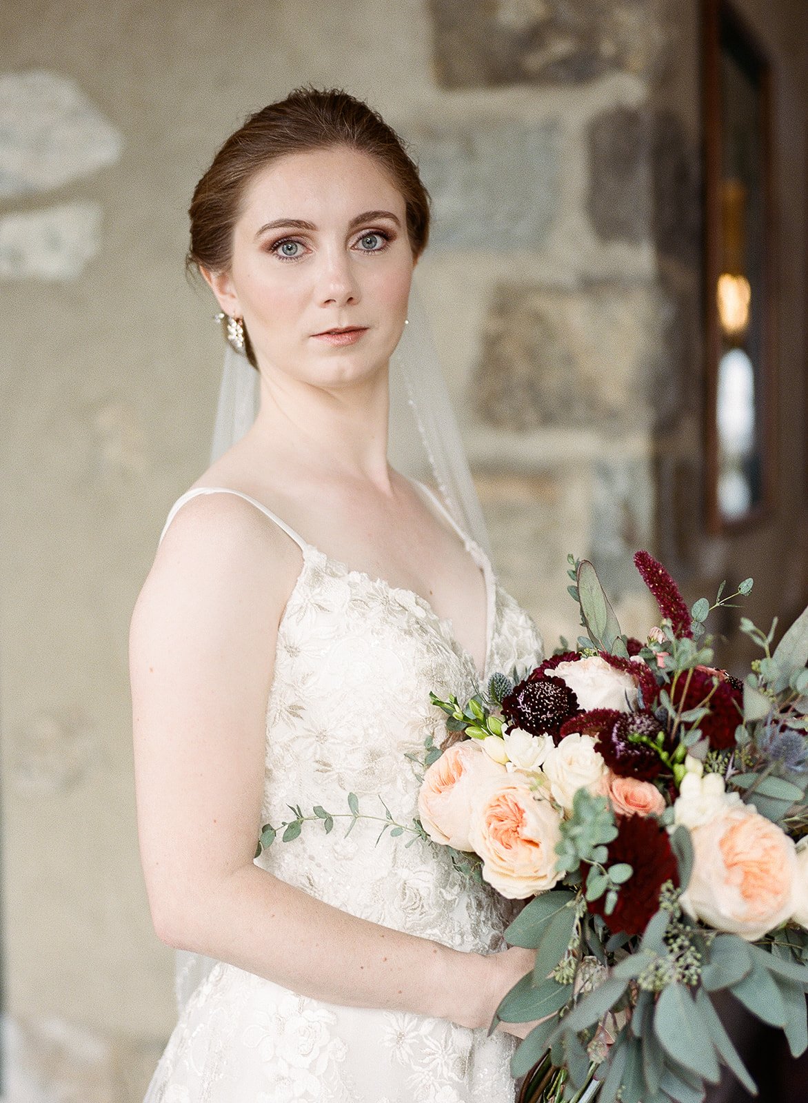 Bridal Portrait at Tuxedo Club