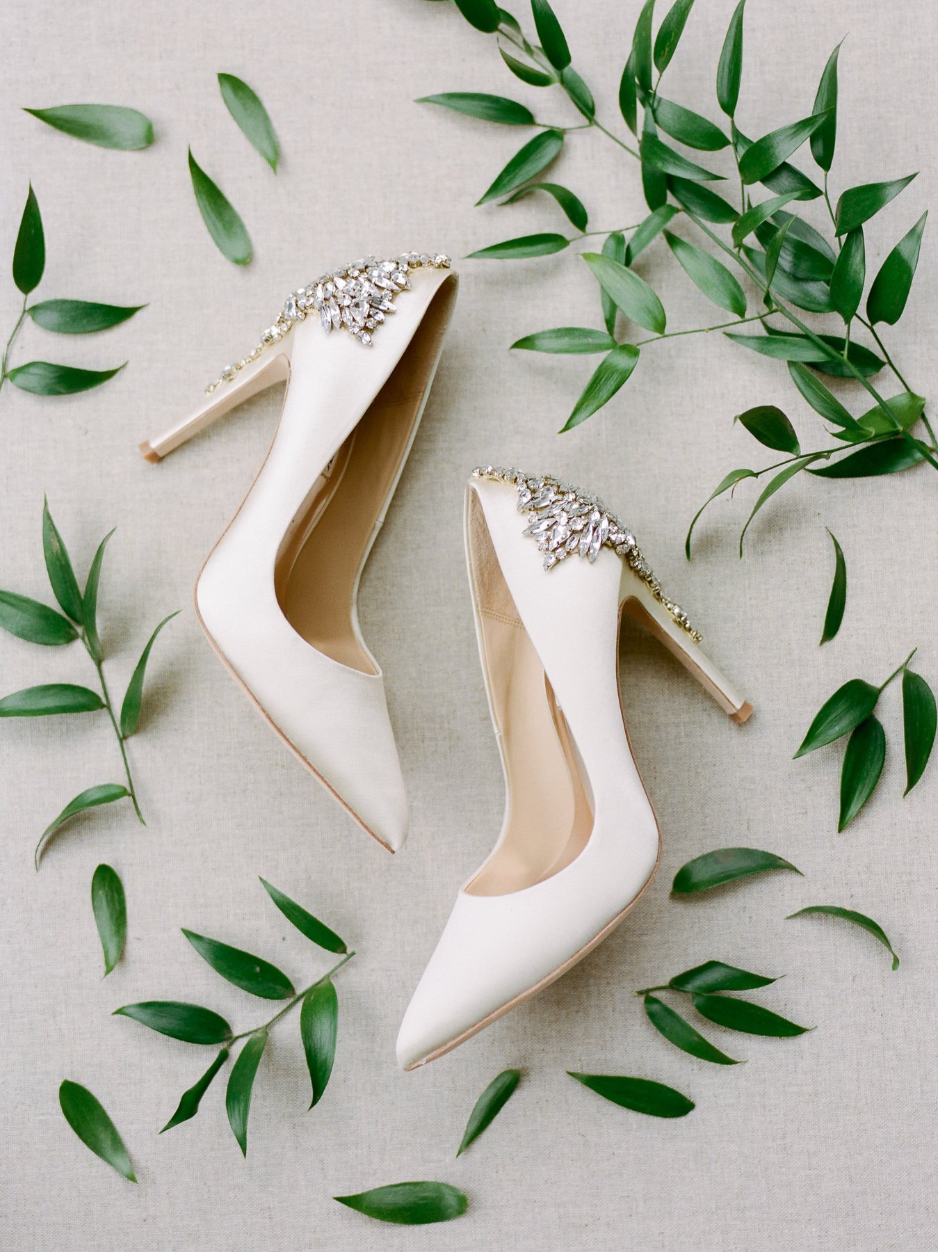 Badgley Mischka Wedding Shoes Crystals
