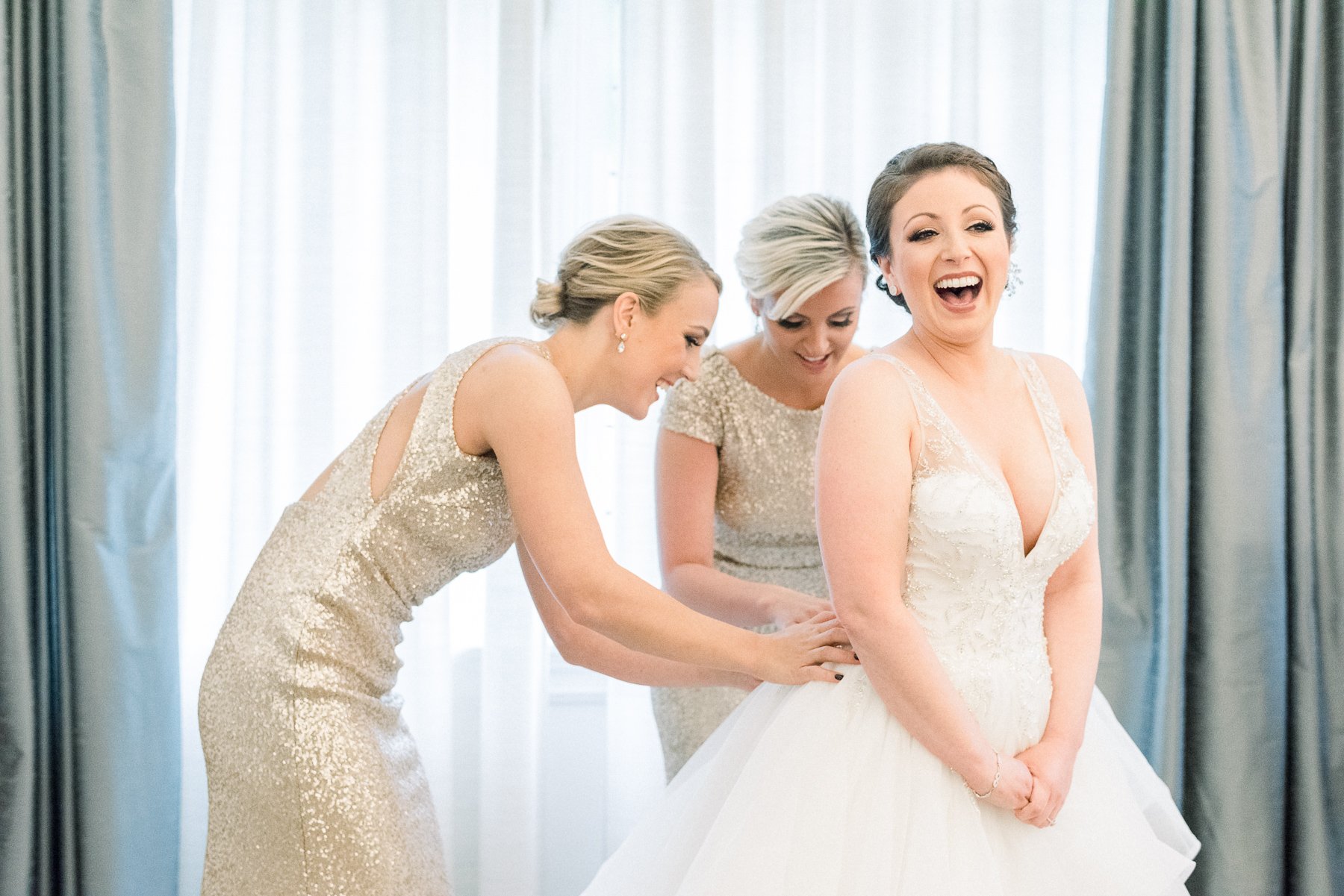 Bride Getting Ready