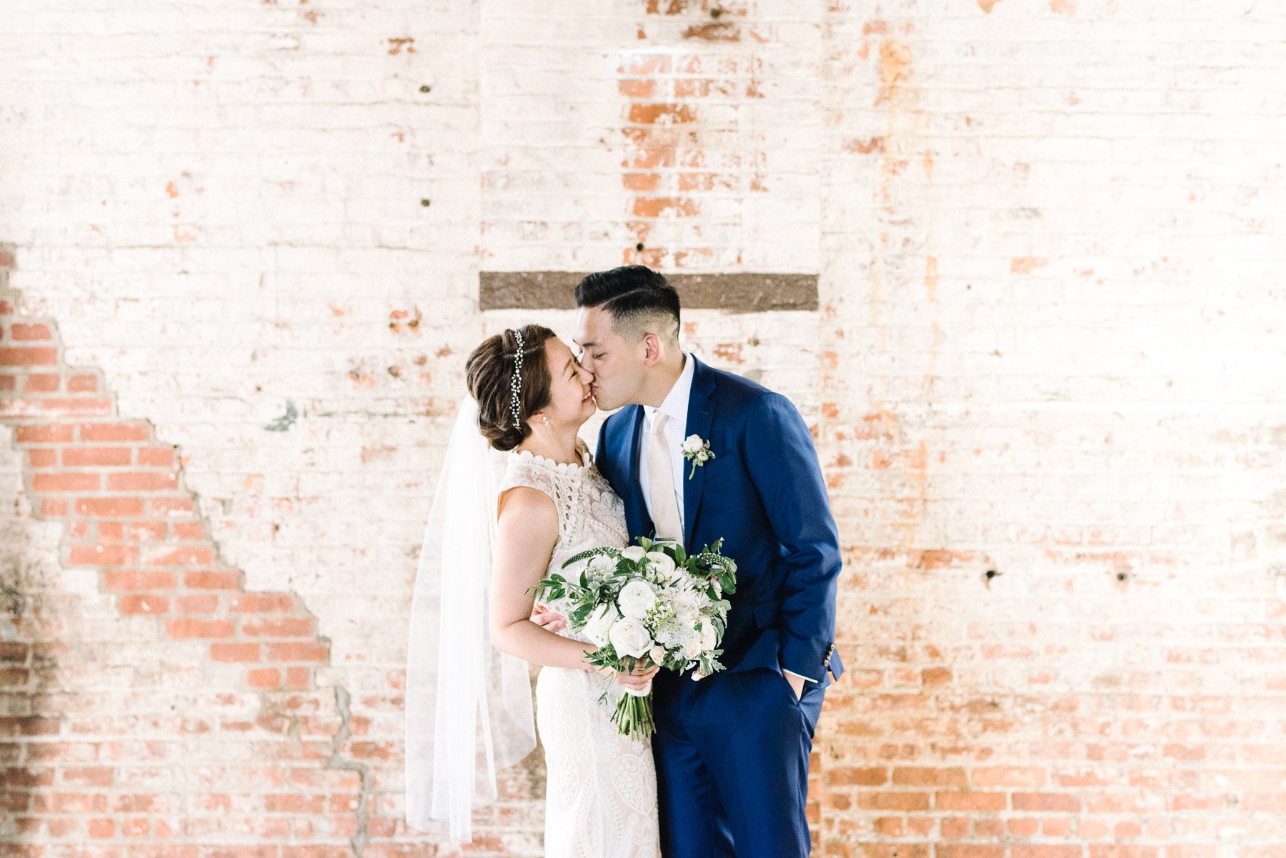 Bride and Groom Portraits at The Green Building