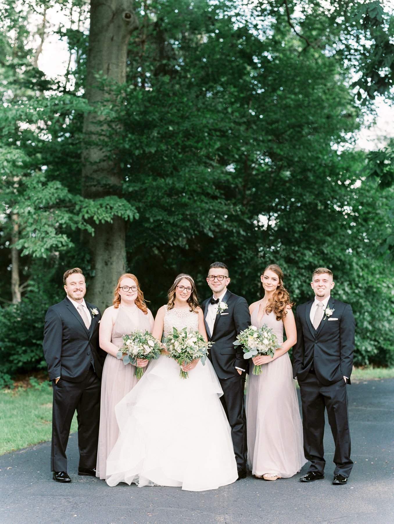 Bridal party at The Ryland Inn