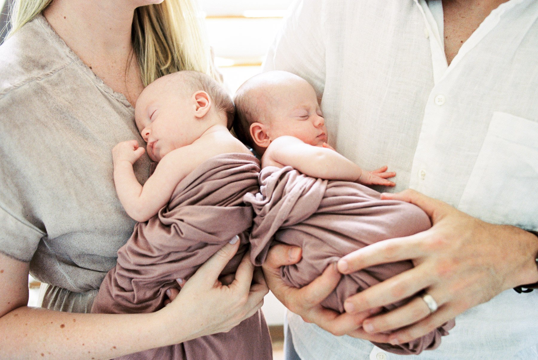 New York Newborn Photographer for Twins