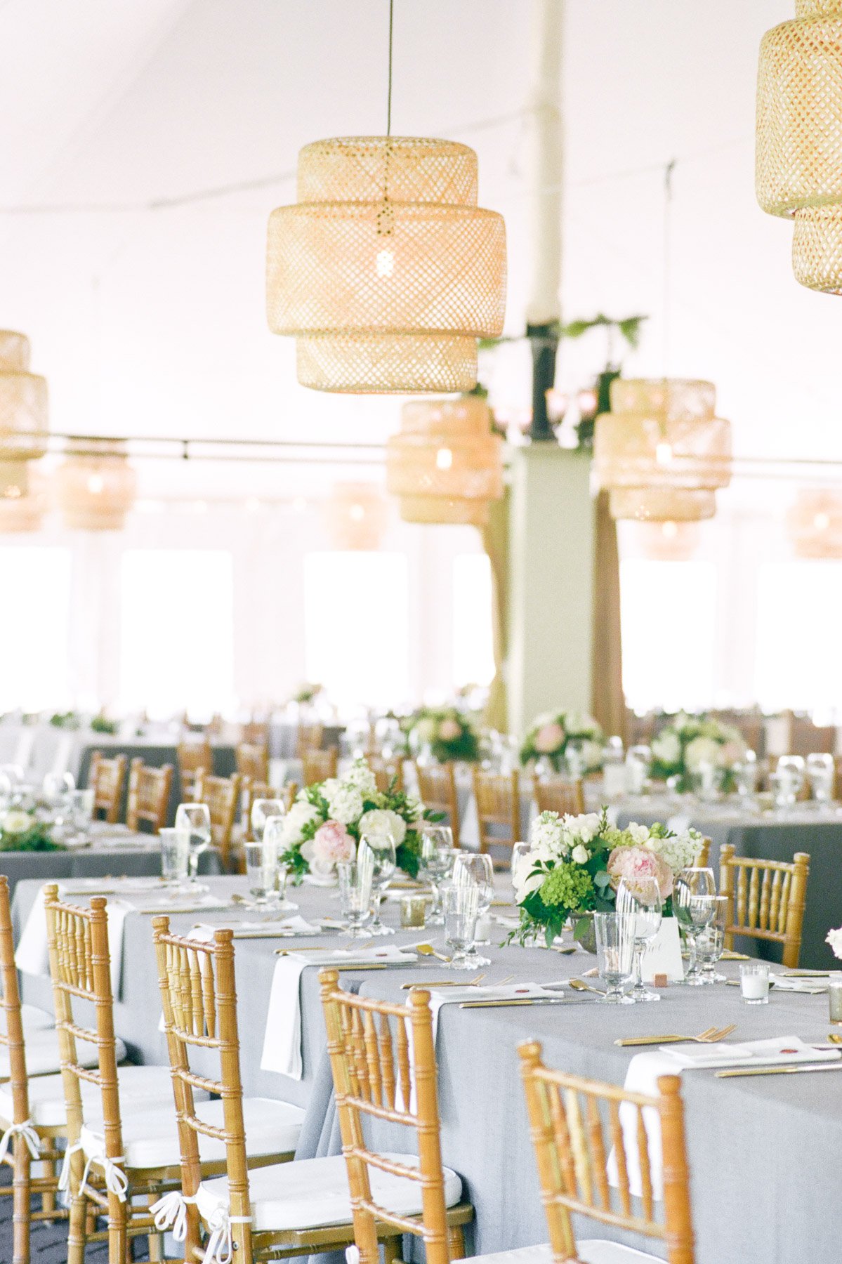 Manchester Vermont Wedding Hildene Estate Reception Tent Details