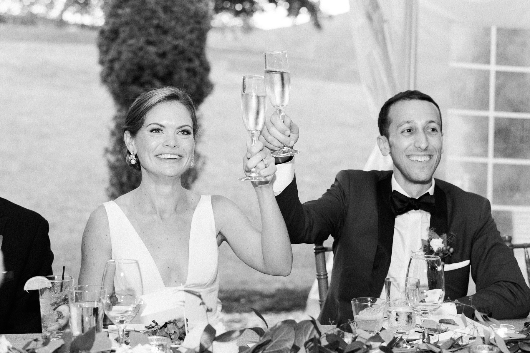 Manchester Vermont Wedding Bride and Groom Wedding Toast