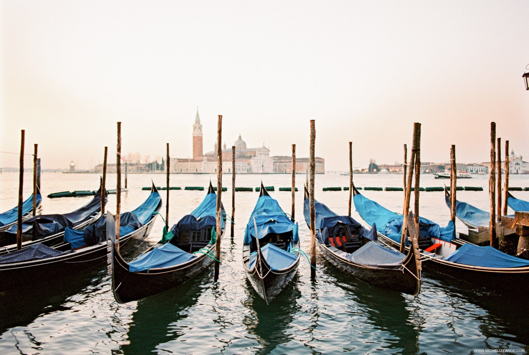 Venice Travel Photography - Early Morning Gondolas